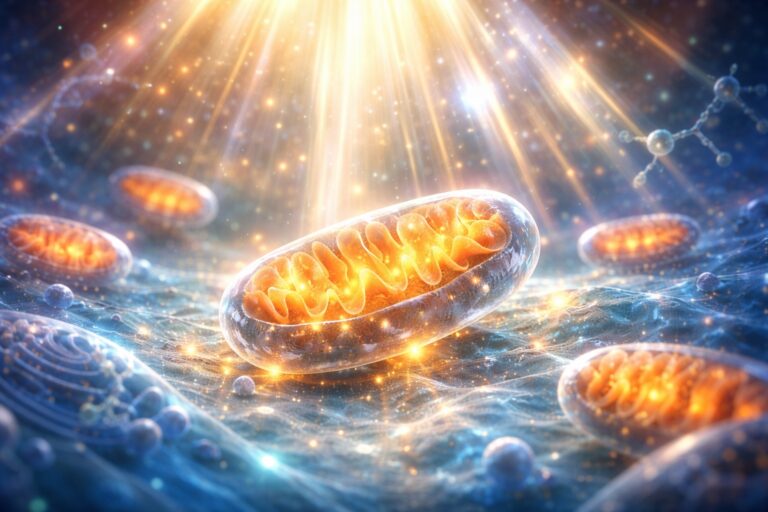 митохондрии внутри клетки реагируют на свет и вырабатывают энергию